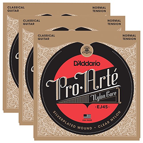 D'Addario EJ45 Pro-Arte Classical Guitar Strings 3-Pack
