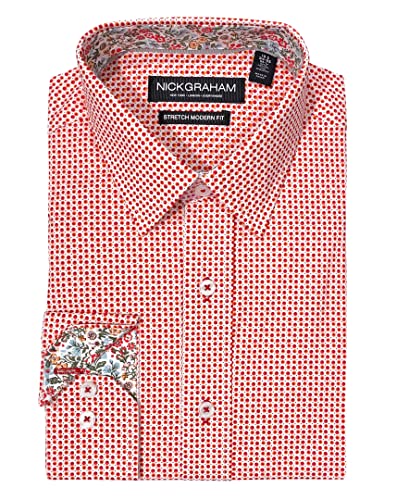Nick Graham Men's Olives Circle, RED, L-L 16-16.5 34/35