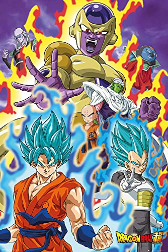 Dragonball Super - Manga Anime TV Show Poster (God Super) (Size: 24' x 36')