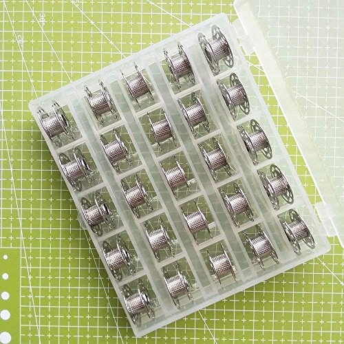 YICBOR 25 Bobbin #0060265000 for Bernina 180 185 190 450 200 640 730e 1000 1001 1630 Sewing Machine (25pcs/Box)