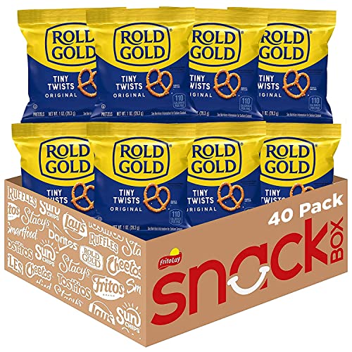 Rold Gold Pretzels, Tiny Twists, 1oz Bags (40 Pack)