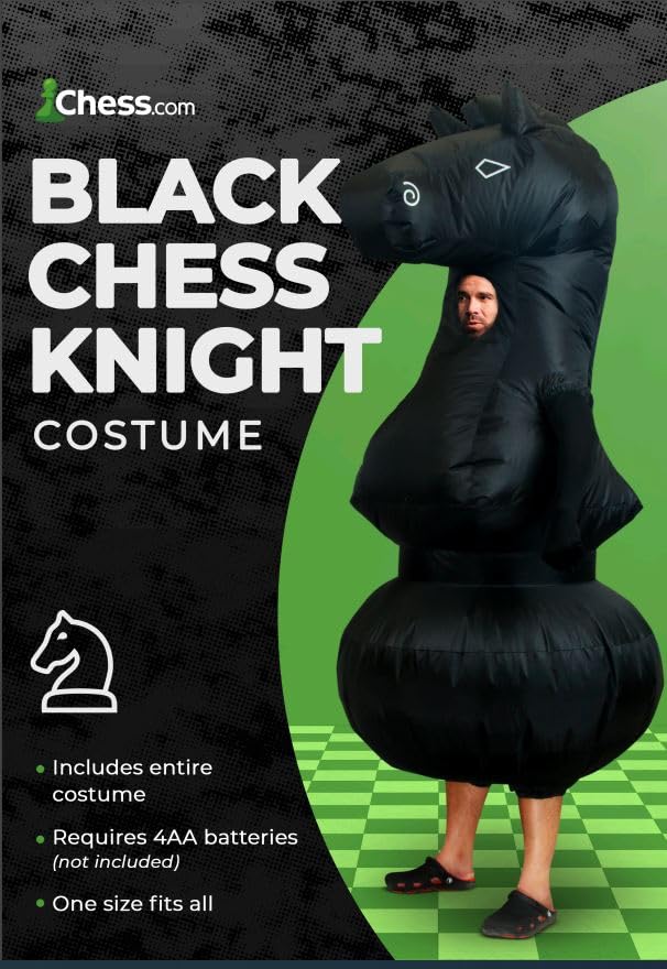 The House of Staunton Chess.com Chess Piece Costumes (Black Knight)