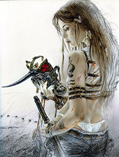 Bingirl H2760 24x32 Luis Royo Art Poster Conceptions Tattoo Sword Fantasy Print