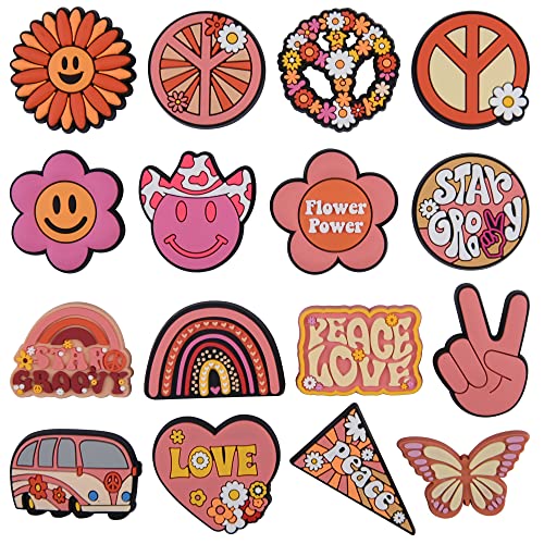 Peace Love Shoe Charms for Shoes Decoration Accessories for Charm ornament Girls Boys Men Women Party Favor Gifts