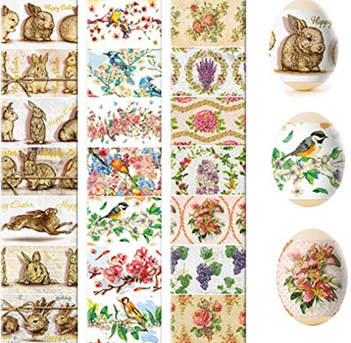 Lot 3 Ukrainian Thermo Heat Shrink Sleeve Decoration Easter Egg Wraps Pysanka Set - for 21 Easter Eggs (Set # 2)