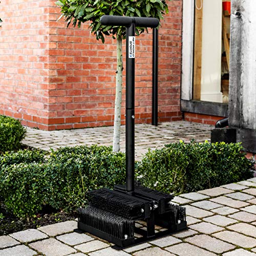 Compact Boot Scraper Brush and Wiper - Sports Shoe and Cleat Cleaner for All