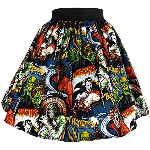 Women's Hemet Perfectly Pleated Monsters Skirt L