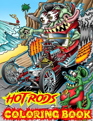 Hot Rods Coloring Book: Customize Your Dream Ride with Hot Rod Coloring Fun, +30 Vibrant Designs Inspired by Classic Culture, Unleash Your Artistic Skills with Vintage Enthusiasts Masterpieces