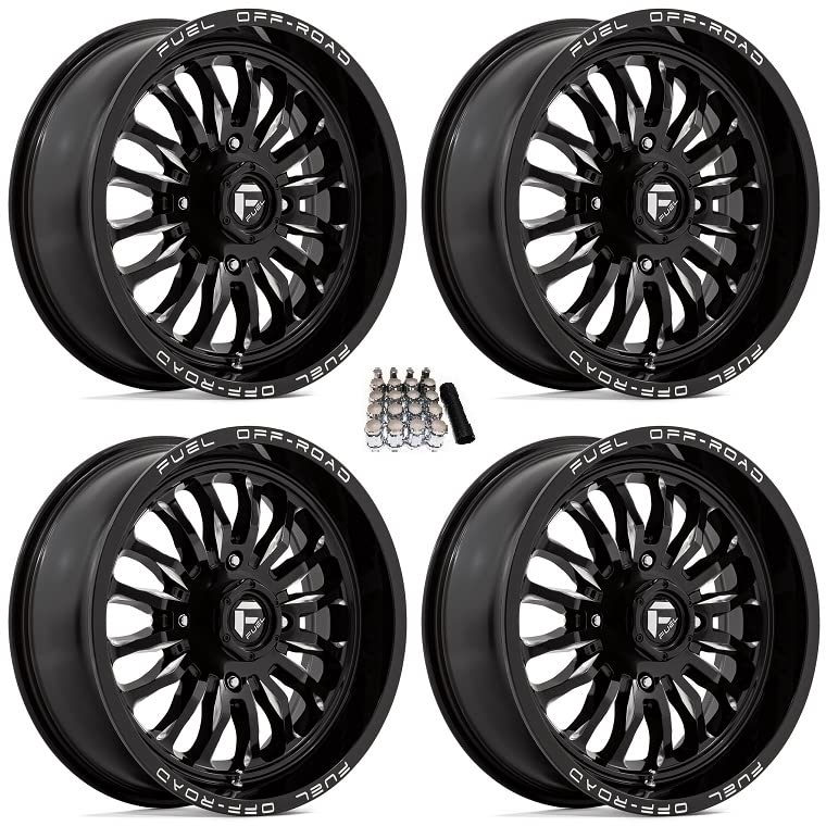 Fuel ARC 18' UTV Wheels Black Teryx Mule