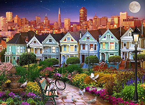 Vermont Christmas Company Painted Ladies of San Francisco Jigsaw Puzzle 1000 Piece