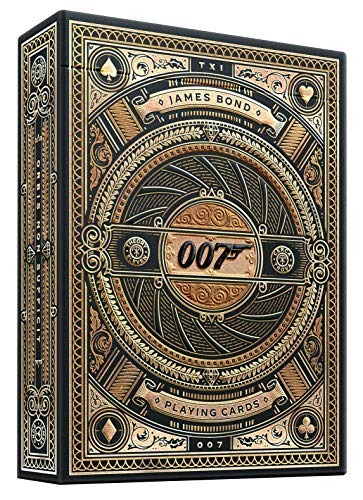 theory11 James Bond 007 Premium Playing Cards - Gold Foil, Official Collectible Deck