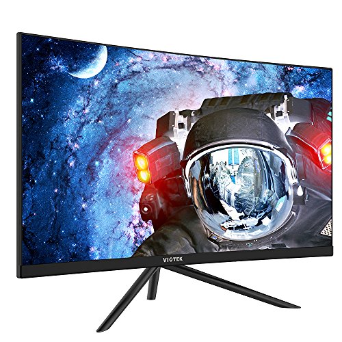VIOTEK GN27DB 27-Inch Curved Gaming Monitor, 1440p 144Hz Samsung VA Panel, FreeSync GamePlus FPS/RTS – VESA (Black)
