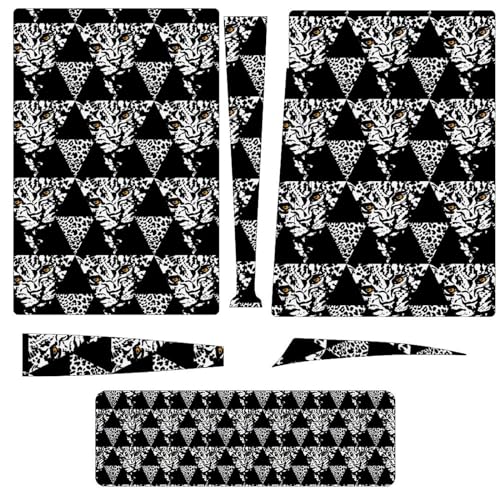 Ink Brush Strokes Pattern Pattern PS5 Decal Stickers Cover Skin Full Wrap Protective FacePlate Stickers for PS5 Console Controllers