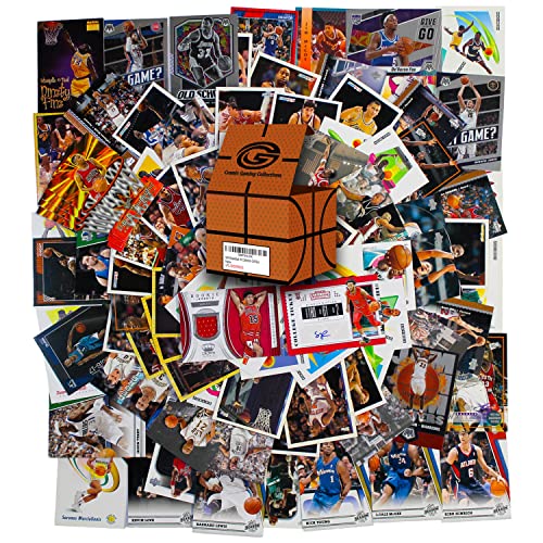 NBA Basketball Cards Hit Collection Sports Cards Packs | 100x Official NBA Cards | 2 Relic, Autograph or Jersey Cards Guaranteed | Gift Box & Collecting Guide | Perfect Starter Basketball Cards Box