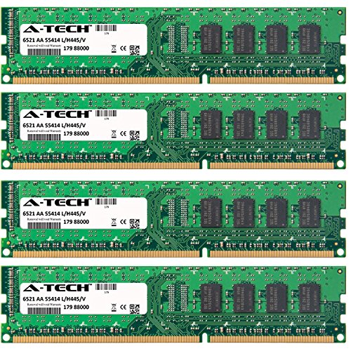 A-Tech 8GB KIT (4 x 2GB) For Asus Essentio Desktop Series CG1330 CG5275 CG5285 CG8250 CG8350 CM1530 CM1630 CM1730 CM5571 CM5575 CM5671 CM5675 CM6650 CM6. DIMM DDR3 NON-ECC PC3-10600 1333MHz RAM Memory