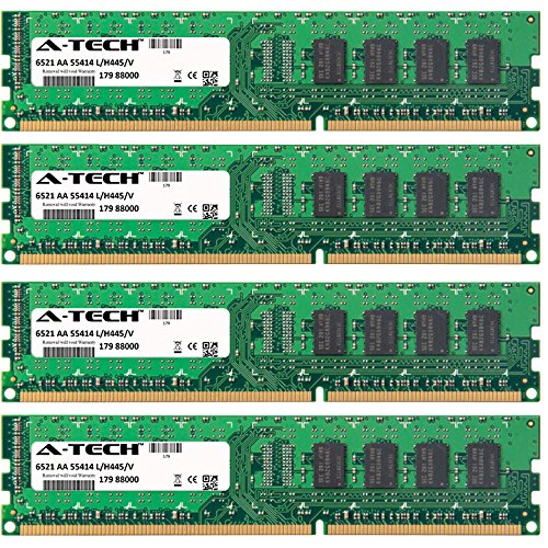 A-Tech 8GB KIT (4 x 2GB) For Asus Essentio Desktop Series CG1330 CG5275 CG5285 CG8250 CG8350 CM1530 CM1630 CM1730 CM5571 CM5575 CM5671 CM5675 CM6650 CM6. DIMM DDR3 NON-ECC PC3-10600 1333MHz RAM Memory