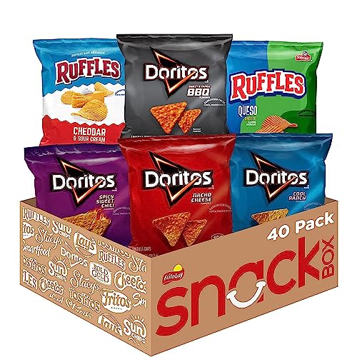 Doritos Frito-Lay Ruffles & Doritos Bold Mix Variety Pack, 40 Pack​