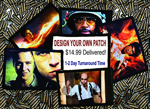 Design Your Own Custom Morale Patch 2x3' Only 14.99 Delivered! Ships Out in 1 Business Day!