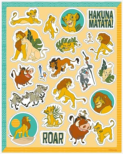Disney Lion King Sticker Sheets | Assorted Designs | 4 Pcs