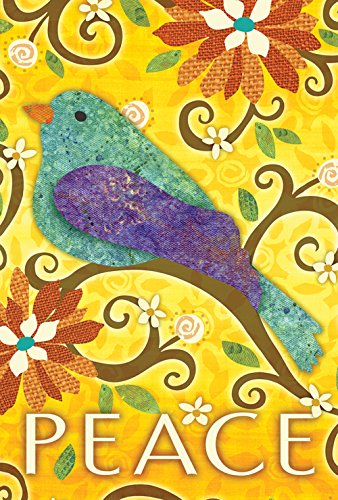 Toland Home Garden 1010071 Bird Of Peace Bird Flag 28x40 Inch Double Sided for Outdoor House Yard Decoration