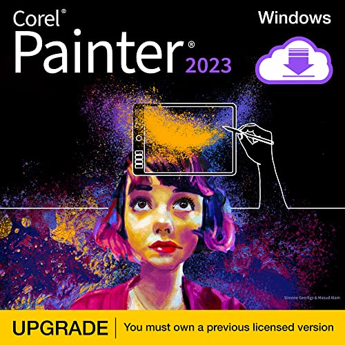 Corel Painter 2023 Upgrade | Professional Painting Software for Digital Art, Illustration, Photo Art & Fine Art [PC Download]