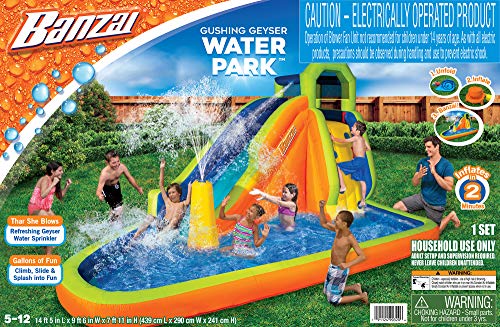 new banzai geyser blast sprinkler kids water fun summer outdoor