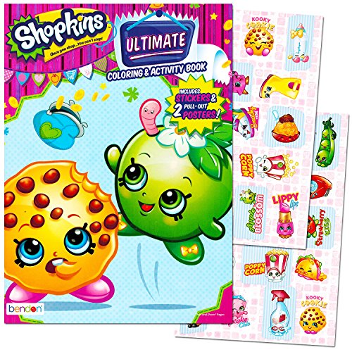 Shopkins Ultimate Coloring & Activity Book Includes Stickers & 2 Posters