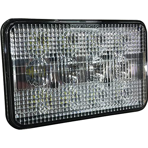 TIGERLIGHTS Tiger Lights TL6070 LED Flood Light Compatible with/Replacement for Ford/New Holland TS100, TS110, TS115, TS90 82014422, 82014423 5 Amps, 4' Length, 12-24 Volt, 60 Watt