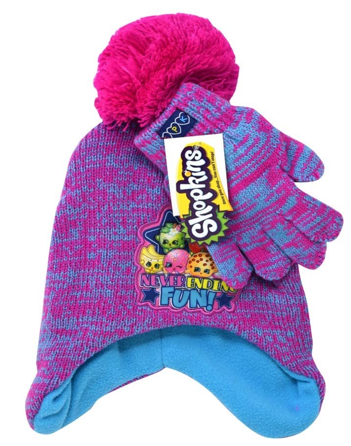Shopkins Winter Hat & Glove Set