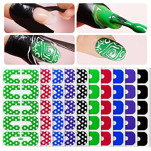 Makartt 100pcs Nail Protector, Gel Nail Polish Protector For Fingers, Peel Off Barrier, Skin Cuticle Protector For French Nail Stickers Stamp Painting Manicure Nail Art Supplies Accessories Design DIY