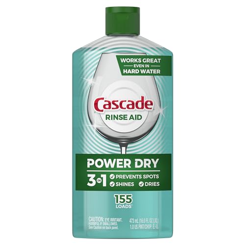 Cascade Power Dry Dishwasher Rinse Aid, 16 fl oz