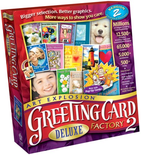 Art Explosion Greeting Card Factory Deluxe 2