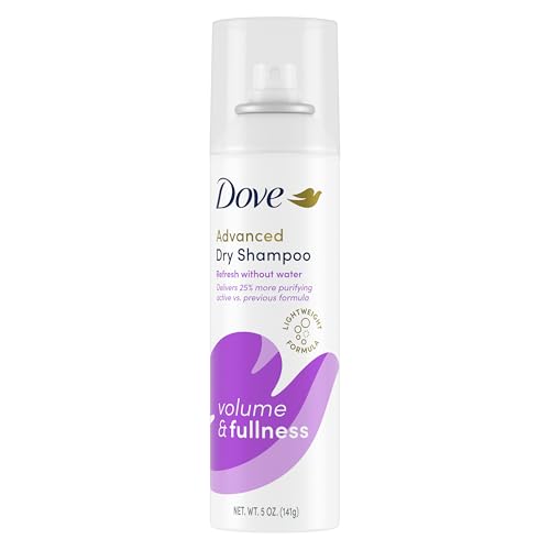 Dove Advanced Volumizing Dry Shampoo Volume & Fullness Pack of 2 Refresh Without Water Dry Shampoo Spray 5 oz