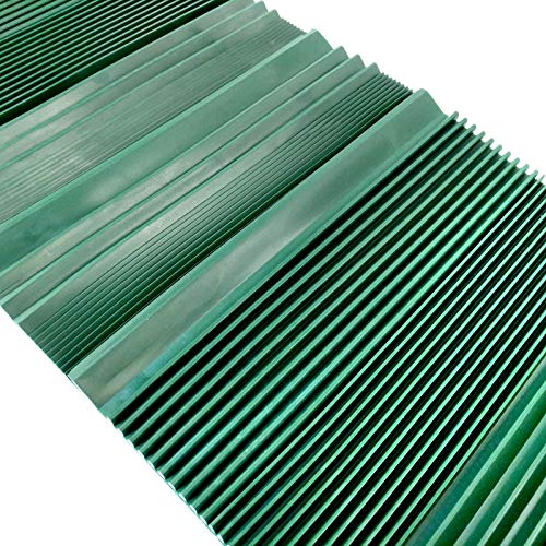 ASR Outdoor Rubber Riffled Gold Sluice Box Matting for Gold Recovery, 27x10 inch