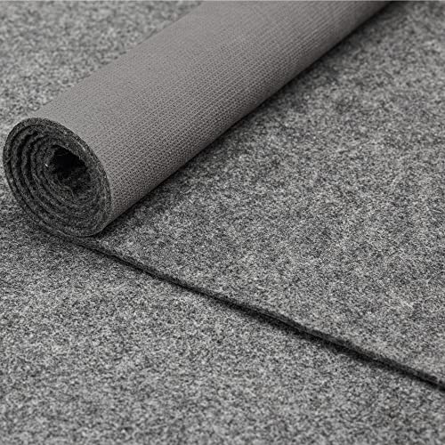 Gorilla Grip Felt and Natural Rubber Stay in Place Slip Resistant Rug Pad, 1/8” Thick, 3x5 FT Protective Padding for Under Area Rugs, Cushioned Gripper Pads, Carpet Runners, Hardwood Floors Protection