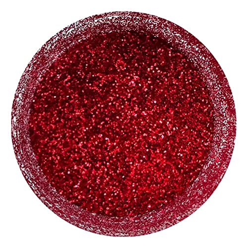 CHRISTMAS RED Disco Cake 5 gr decoration, toppers, wedding, cupcakes, fondant, cake pops 5g By Oh! Sweet Art