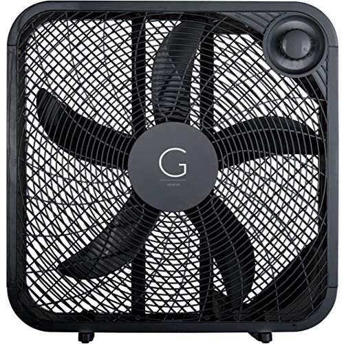 Genesis 20' Box Fan, 3 Settings, Black (G20BOX-BLK)