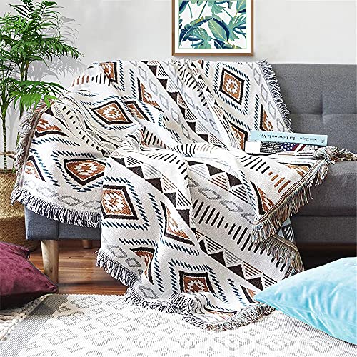 Lqprom Southwest Throw Blankets Aztec Southwest Throws Cover for Couch Chair Sofa Bed Outdoor Beach Travel 51'x63'