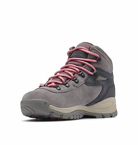 Columbia Women's Newton Ridge Plus Waterproof Amped, Stratus/Canyon Rose, 9