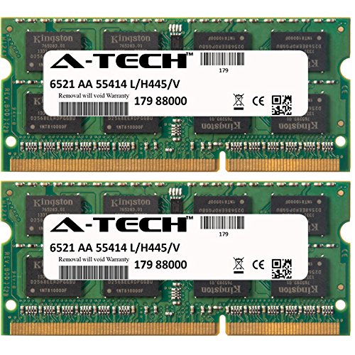 16GB KIT (2 x 8GB) for HP-Compaq EliteBook Series 2560p 2760p 8460p 8460w 8560p 8560w 8740w 8760w SO-DIMM DDR3 Non-ECC PC3-10600 1333MHz RAM Memory. Genuine A-Tech Brand.