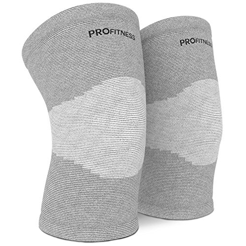 ProFitness Bamboo Fabric Knee Compression Sleeve for Knee Pain - Knee Sleeves Support both Women & Men for Joint Pain & Arthritis Pain, Effective for Running, Pain Management, Post Surgery Recovery
