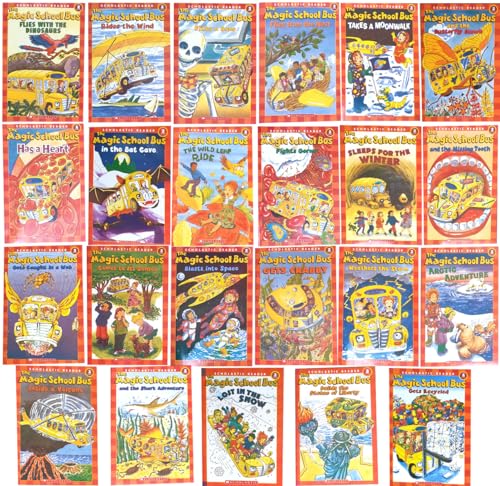 Joanna Cole The Magic School Bus 23 Books Collection Series Box Set, Magic School Bus Chapter Books Paperback