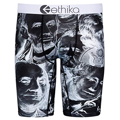 Ethika Mens Staple Boxer Brief | Dead Drawers (BLW, Large)