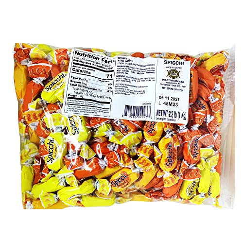 Fida - Sorrento (Spicchi) Traditional Italian Hard Candy - 2lb Box