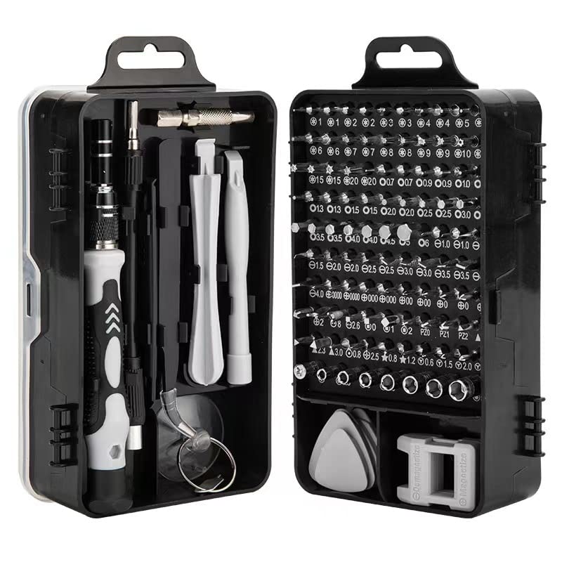 Screwdriver Set Professional Magnetic Repair 115 in 1 Precision Tool Kit for Phone, Computer, Watch, Laptop, Xbox, Macbook, Game Console, Eyeglass, Electronic