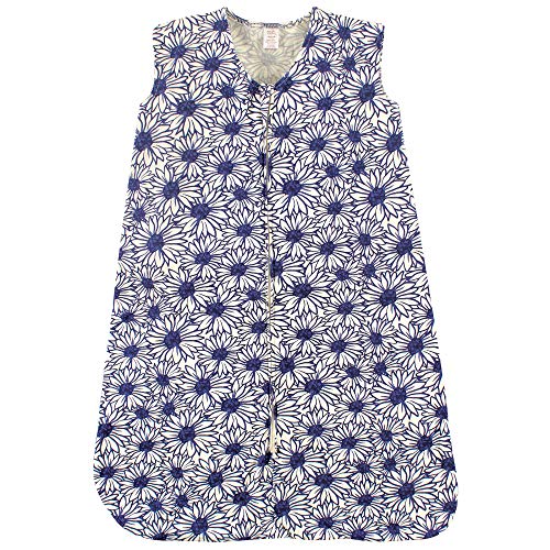 Touched by Nature Unisex Baby Organic Cotton Sleeveless Wearable Sleeping Bag, Sack, Blanket, Daisy, 18-24 Months