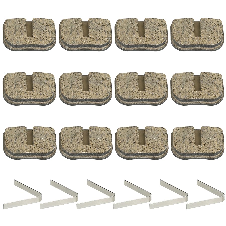 YOXUFA Mini Bike Brake Pads Disc Brake Pads for 79cc 97cc 100cc Coleman CT100U CC100X Baja Doodle Bug DB30 Motovox MBX10 Monster Moto MMB80 MMB105 49cc SYX Moto Mototec Pocket Dirt Bike ATV Parts