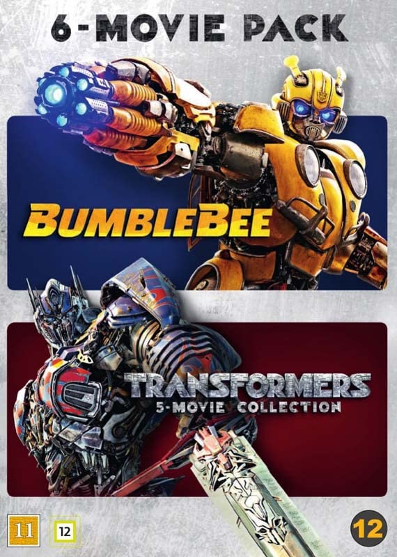 Transformers 6-Movie Collection - 6-DVD Set ( Transformers / Transformers: Revenge of the Fallen / Transformers: Dark of the Moon / Transformers: Age of [ NON-USA FORMAT, PAL, Reg.2 Import - Denmark ]