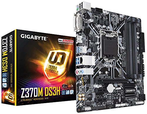 Gigabyte Z370M DS3H (LGA1151/ Intel Z370/ Micro ATX/ USB3.1 Gen1/ M.2/ DDR4/ HDMI/Motherboard)