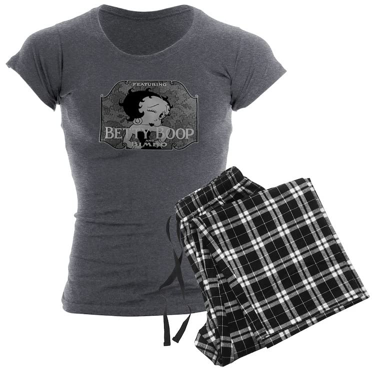 CafePress Betty Boop Title Women's Novelty Pajama Set With Checker Pant